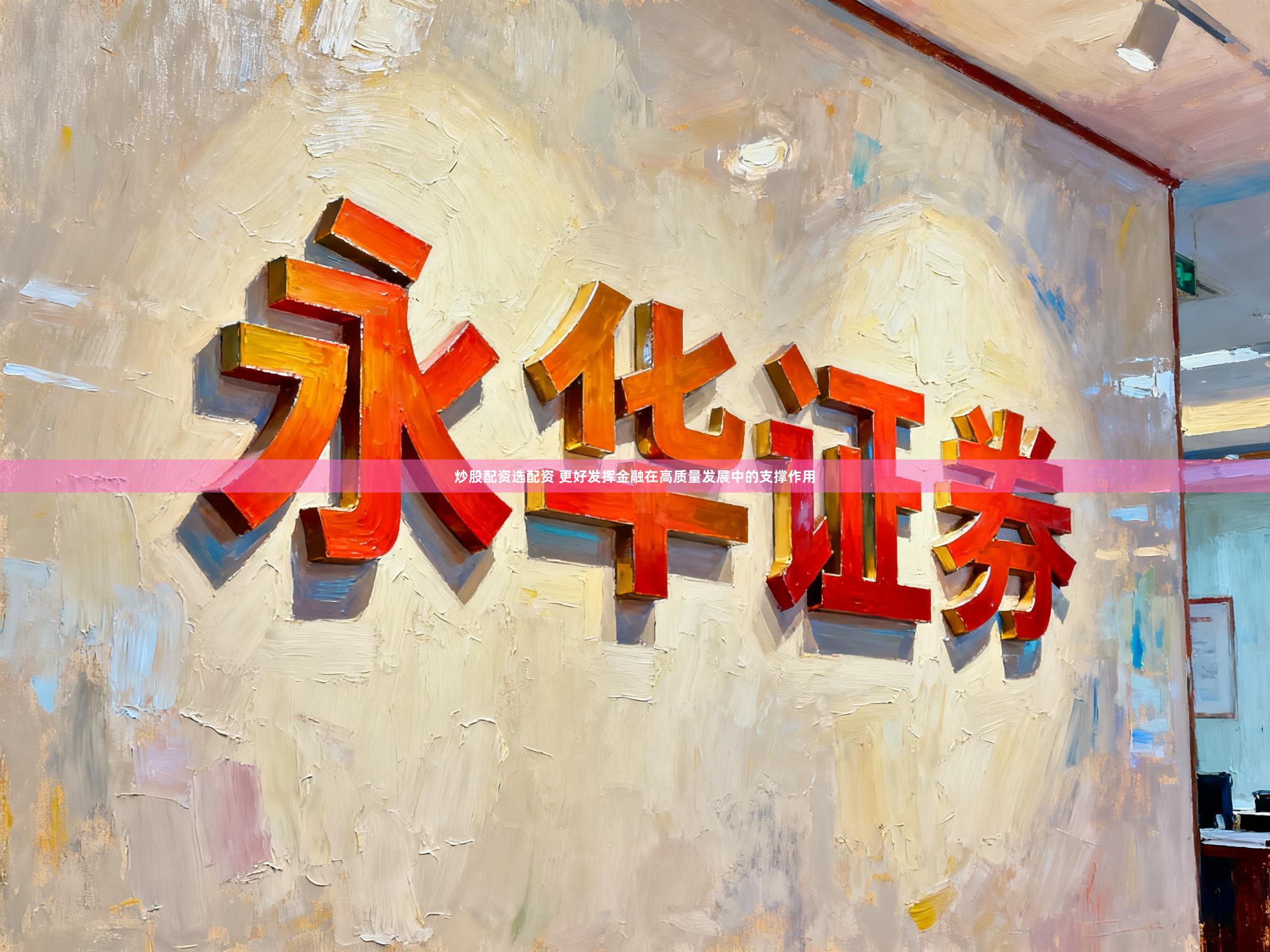 炒股配资选配资 更好发挥金融在高质量发展中的支撑作用